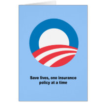 Save lives, one insurance policy at a time card