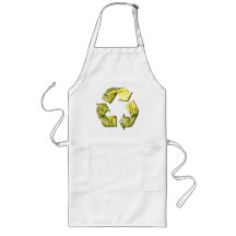 Save Money Recycle Long Apron