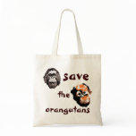 Save Orangutans Wildlife Charity bags