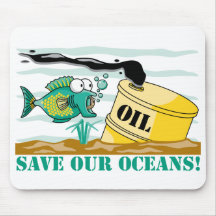 Save Our Oceans! Mousepads