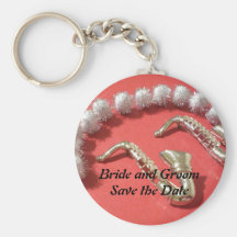 Save the Date Anniversary Keychains