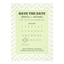 Save the Date | Calendar Style Announcement
