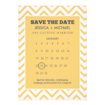 Save the Date | Calendar Style Invitations