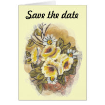 SAVE THE DATE CORNOCOPIAS CARDS