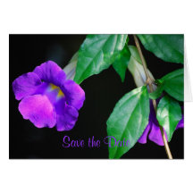 Save the Date Customisable Card