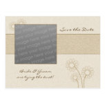 Save the Date - Daisy Flower Postcard