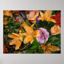 Save-the-Date/Fall Wedding Bouquet Print