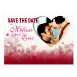 Save the Date Heart Festival Photo Postcard