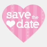 save the date heart stickers