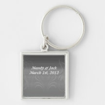 Save the Date Key Chain