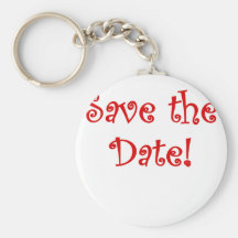 Save the Date Keychain