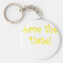 Save the Date Keychain