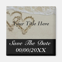 Save The Date Magent Refrigerator Magnets