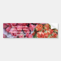 Save the date - please come to my party bumper sticker