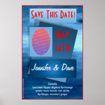 Save The Date Poster