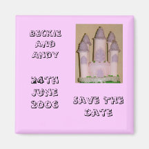 Save The Date Refrigerator Magnets