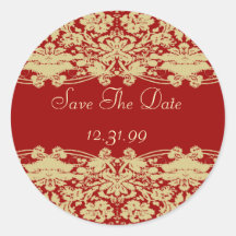 Save The Date Sticker-Personalizable Text