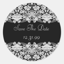 Save The Date Sticker-Personalizable Text