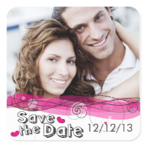 Save the Date Stickers stickers