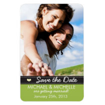 Save the Date Template Magnet magnets