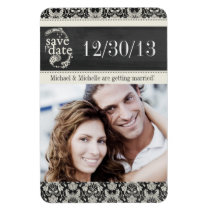 Save the Date Template Magnet magnets