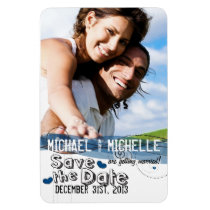 Save the Date Template Magnet magnets