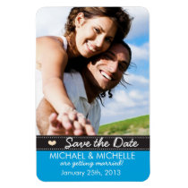 Save the Date Template Magnet magnets