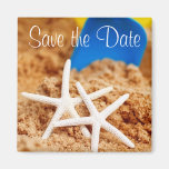 Save the Date Two Starfish Fridge Magnets