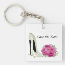 Save the Date Wedding Key Chain