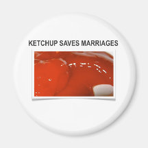 Save the Ketchup! Refrigerator Magnet