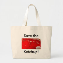 Save the Ketchup! Tote Bag