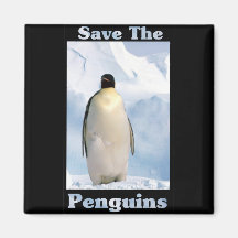 Save the Penguins Magnets