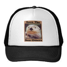 Save the Sea Otters Trucker Hats