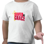 Saved by Grace Christian gift design Tees