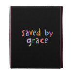 Saved By Grace Fun and Funky Christian iPad Folio Case