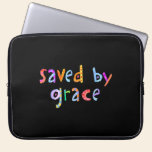 Saved By Grace Fun and Funky Christian laptop sleeves