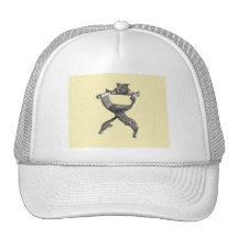 Savonarola chair in ivory trucker hat
