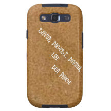 SAVOR. DIGEST. DEVOUR. LIFE (TAN) GALAXY SIII COVER