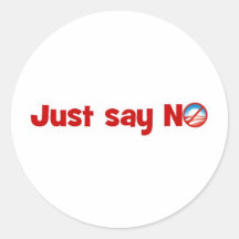 Say No Sticker