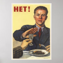 Say 'No!' to alcohol Poster