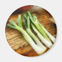 Scallions Fridge Magnet