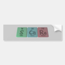 Scare-S-Ca-Re-Sulfur-Calcium-Rhenium.png Bumper Sticker
