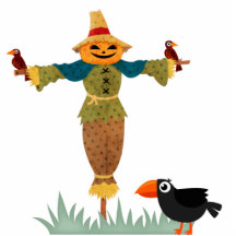 Scarecrow Cartoon Cut Outs