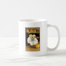 Scared Children on Halloween Coffee Mug