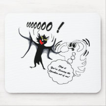 Scaredy Ghost Mousemat