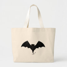 Scary Black Bat Bags