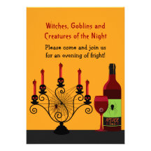 Scary Halloween Party Invitation