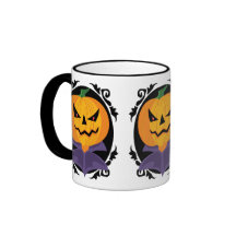 Scary Halloween Pumpkin Mug