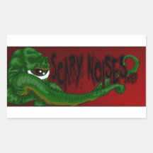 Scary Noises! Banner Sticker