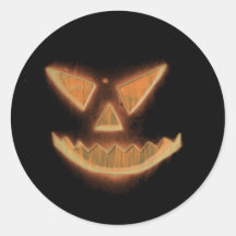 Scary Pumpkin Sticker
